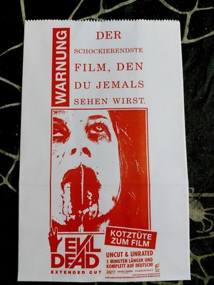 EVIL DEAD EXTENDED CUT ORGINAL KOTZTÜTE/NAMELESS NEU+UNBENUTZT   No Mediabook. 