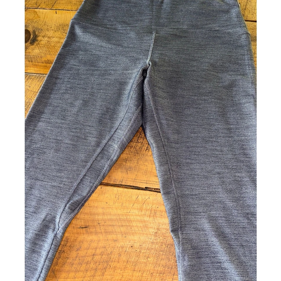 Lululemon Align Pant II Heathered Gray Soft Sweat Wicking Yoga Leggings 12 - Image 2 of 4