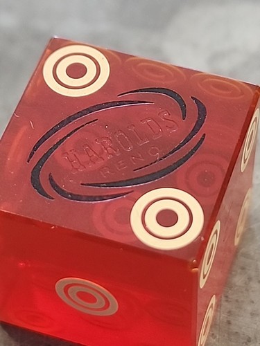 De colección HAROLDS Reno Club Casino Die Dice (1) - Troquel 3/4" - Imagen 2 de 4