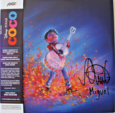 Anthony Gonzalez Signed Coco Mondo Album    Miguel    Beckett BT20219