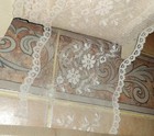 Vintage lot of Cream Beige Lace Beautiful Large And Unique! — photo 6