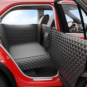 Dog Car Seat Cover for Back Seat, Waterproof Back Seat Extender for Dogs