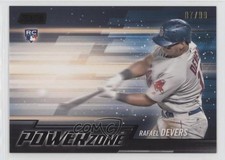 2018 Topps Stadium Club Power Zone Black 7/99 Rafael Devers #PZ-RD Rookie RC 3h1