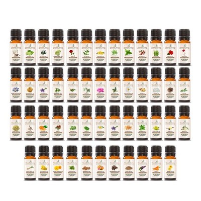 4 oz/118 ml Essential Oils with Glass Dropper, 100% Pure and Natural, 90+ Scents