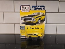 2021 Auto World 1970 Dodge Challenger T/A Banana Yellow  BRAND NEW  FREE SHIP