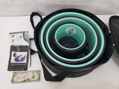 Chirp Wheel+ 3-Pack Back Pain Relief Set - Color Teal with Travel Pouch Therapy