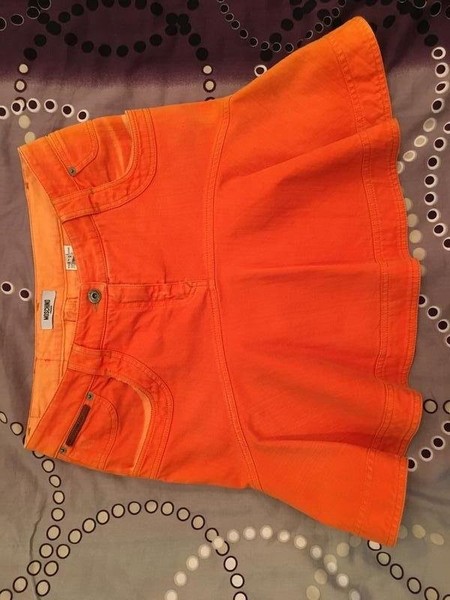 Women Moschino Skirt Orange 38 / M / 46