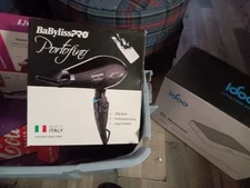 BabylissPro Portofino Hair Blow Dryer 2000W BPOR1 Italy Ion Nano Titanium