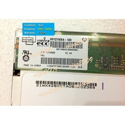 HV121WX4-120 12.1'' AFFS wide-angle LCD display Fit for   X200 X200i DHL Fedex #