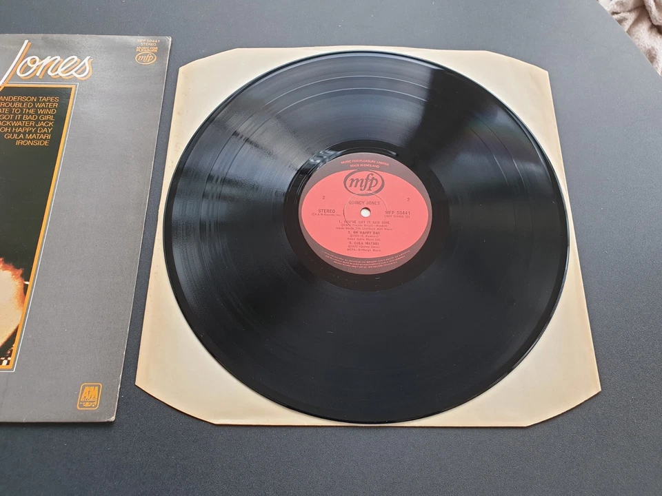 QUINCY JONES - QUINCY JONES UK PRESS 12" VINYL RECORD LP EX     - Image 3 of 4