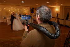 Attrezzatura a spalla video corsa e pistola