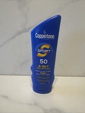 Coppertone Sport Sunscreen Lotion 4-in-1 Performance 50 SPF 7 fl oz 207 ml New