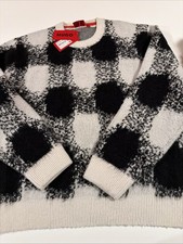 Hugo Boss Hugo Shequer Oversized Crewneck Sweater Sz XL Men  s NWT Wool Blend