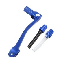 Motorcycle Folding Gear Shifter Shift Lever, Foldable Motorbike Pedal Blue