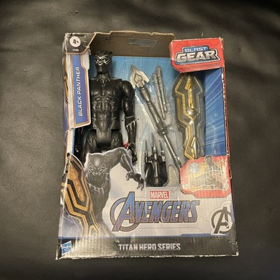 Black Panther Blast Gear Titan Hero Series Action Figure 12'', Avengers