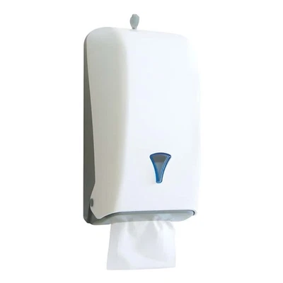 Distributeur Papier Hygiénique Entrecoupé A Feuilles Amalfitano Blanc - IPC - Photo 1/4