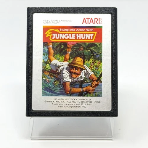 Jungle Hunt Atari 2600 Game Cartridge 1983 Cart Tested Works Perfectly 2688