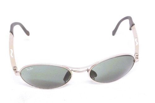 Ray-Ban Orbs Sunglasses RB2178 Oval Vintage 90s Italy Gold Frame Green Lenses - Picture 4 of 8