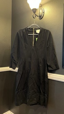 kate spade black midi dress Belted Midi Shirt Dress