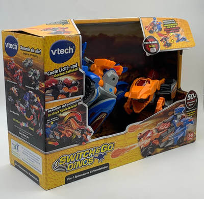 VTech Switch & Go Dinos - 2-in-1 | Spinosaurus & Pterodaktylus | Figur