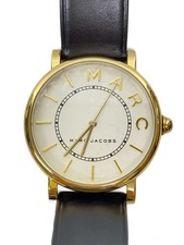 MARC JACOBS MJ1532 Analog Quartz Watch White Black Modern Near Mint JAPAN