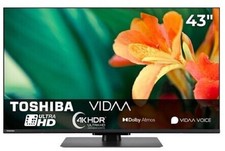 Toshiba 43UV6F68DA, 4K-Fernseher, LED, HDR, 43 Zoll/108cm, Smart TV, Wlan