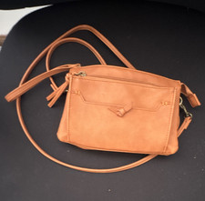 Tan Small Women s Crossbody Bag Zip Closure, ...