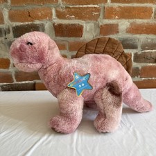 FAO Schwarz 12" Glow Brights LED Spinosaurus Dinosaur Stuffed Animal Plush