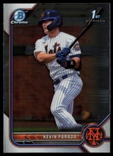 2022 BOWMAN DRAFT BASEBALL CHROME KEVIN PARADA RC NEW YORK METS #BDC-47