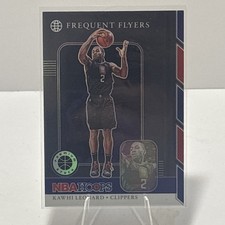2019-20 Panini NBA Hoops Premium Stock Frequent Flyers Purple Kawhi Leonard #8