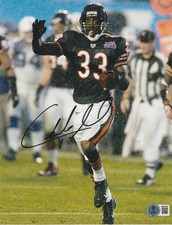 CHARLES TILLMAN CHICAGO BEARS  BECKETT AUTHENTICATED ACTION SIGNED 8x10