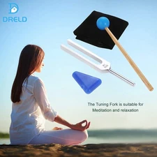 528 Hz Chakra Tuning Fork Set Sound Therapy Stress Relief Musical DNA Healing