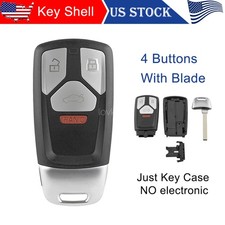 Smart Remote Key Shell Fob 4 Button For Audi Tt A4 A5 S5 Q5 Q7 Sq5 2017-2019