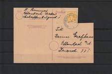 AM-POST 6 Pf. auf Aufbrauchs-Postkarte Offenbach/Main, 1946 #1093031