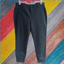 GAP Womens Stretch Skinny Ankle Jeans Flex Waistband Charcoal Size 16