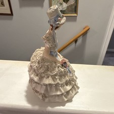 Victorian Woman Figurine In Occupied Japan Collectibles for sale