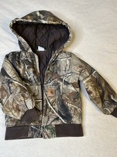 Carhartt Real Tree Kids Hunting Jacket Coat Size Youth 4T See Measurements B8