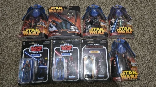 Star Wars 3.75 action figures Unopened Maul Vader Ahsoka Revenge of the Sith