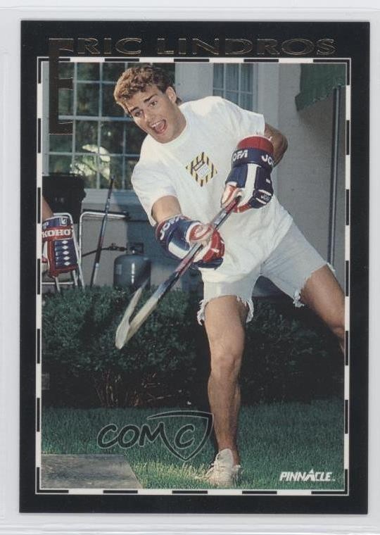 1992-93 Pinnacle Eric Lindros Road to the NHL Eric Lindros #27 HOF 1s7