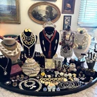 Estate Vintage Costume Jewelry Large Retro & Mod signed Lot W/Rare Scaasi,  14k