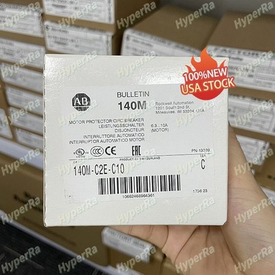New Allen-Bradley 140M-C2E-C10 Low Voltage Circuit Protection Breaker