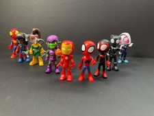Marvel Spidey And His Amazing Friends Lot Of 9 Action Figures 4  Hasbro 2021