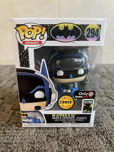 Funko Pop Batman Gamer Chase 294 Game Stop Exclusive