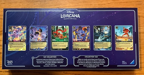 Disney Lorcana 2026 D23 Expo Exclusive Promo Card Box Set New in Box ...
