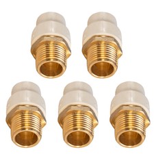 1/2"-2" in Male x CPVC Adapter Transition Pipe Fitting Lead Free Brass 5 Pcs USA