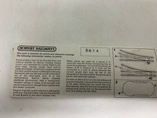 Hornby OO Gauge R614 Left hand diamond crossing - NEW old stock read description