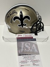 PAT SWILLING Signed Autographed Auto New Orleans Saints Mini Helmet JSA COA