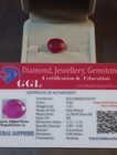 NATURAL EARTH MINED GGL CERTIFIED GEM TESTED HEATED OVAL PINK SAPPHIRE 7.22 CTS. — photo 1