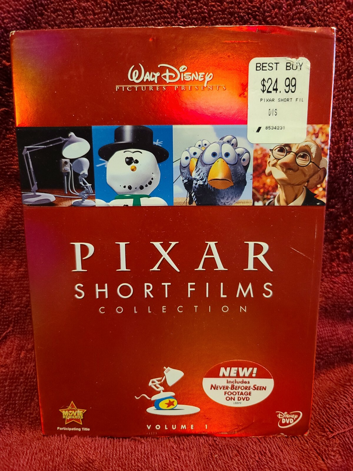 SHELF162k DVD tested~  Walt Disney - pixar short films collection