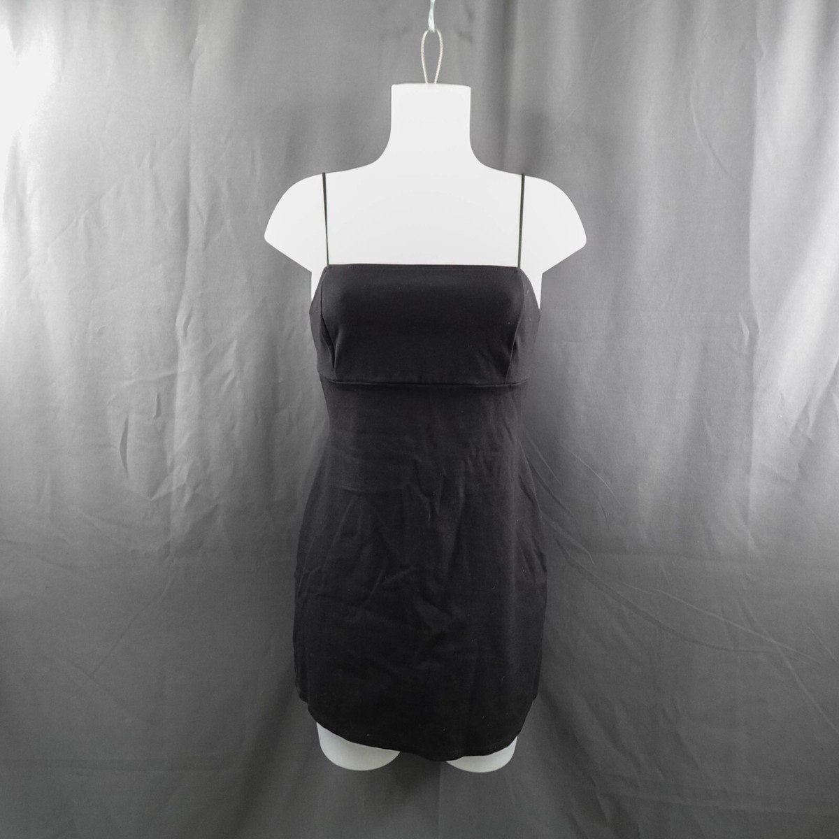 silence and noise black mini dress Women Medium Knit Indie Edgy Retro Y2K Party Club 90s Floral Mini Dress Size:S/M - MIDI Length Sub CT Nichii Eid Dresses